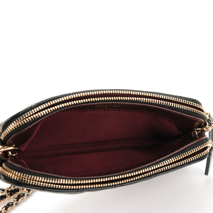 Chanel Lambskin Quilted Small Clutch With Chain Black 7 of 8