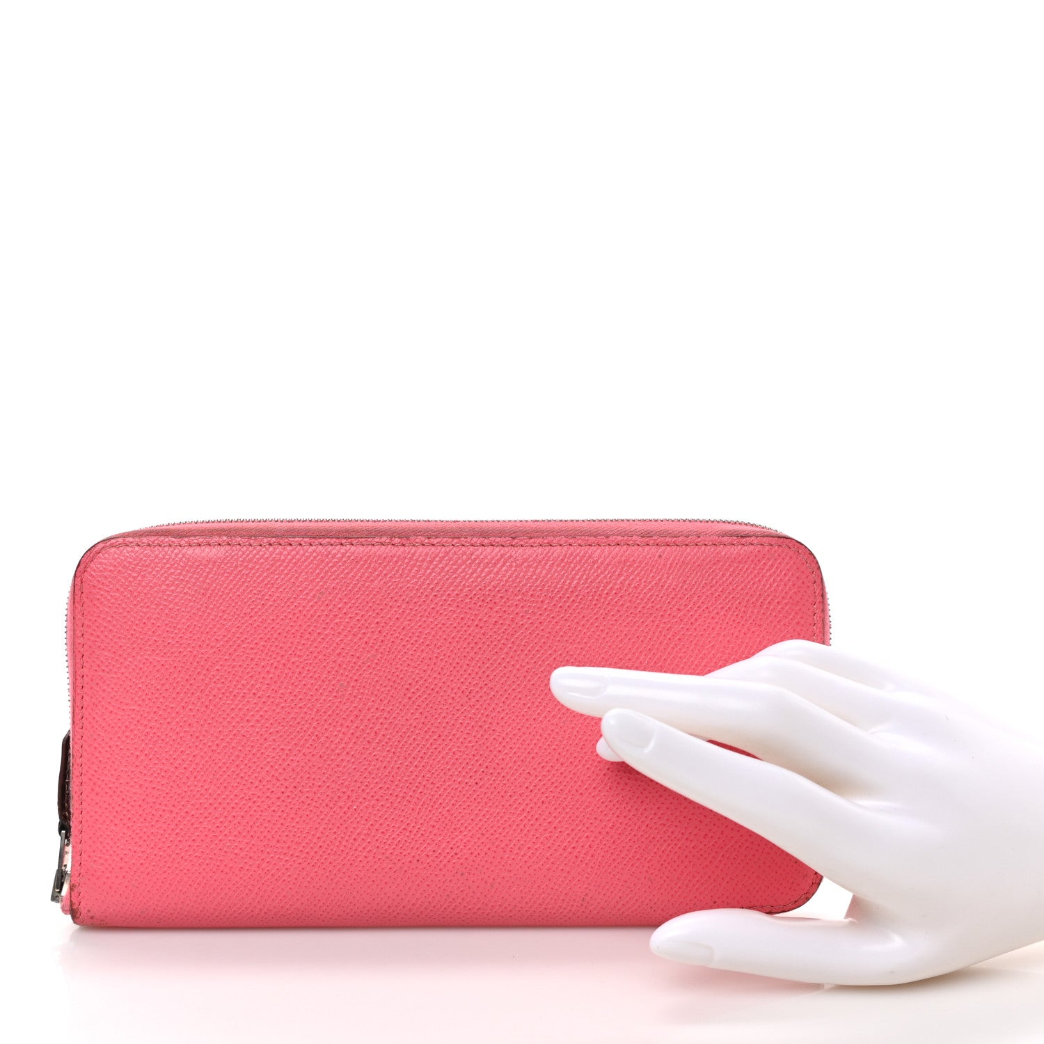 Hermes Epsom Silk'In Wallet Rose Azalee 2 of 11
