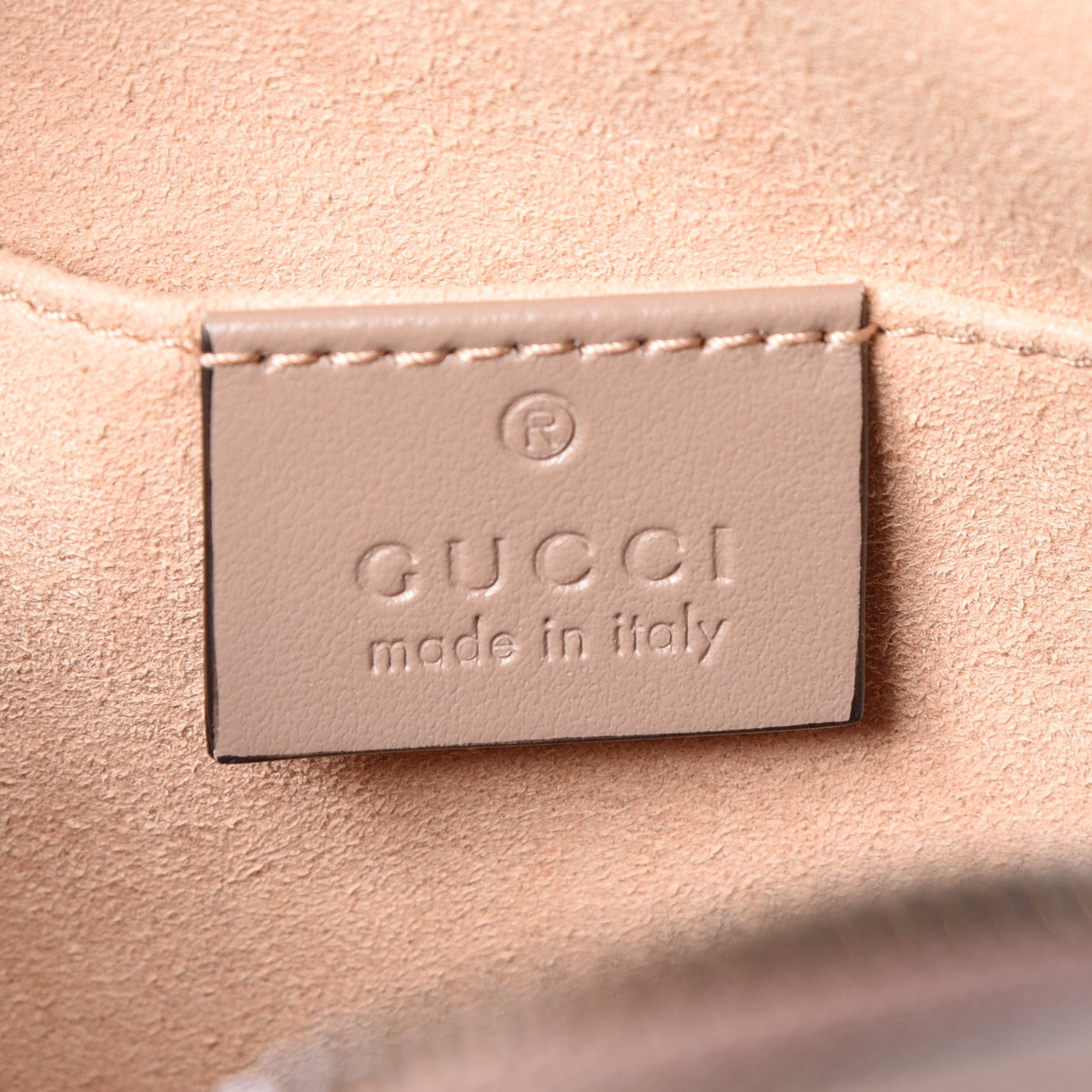 Gucci Calfskin Matelasse Small GG Marmont Chain Shoulder Bag Porcelain Rose 5 of 10