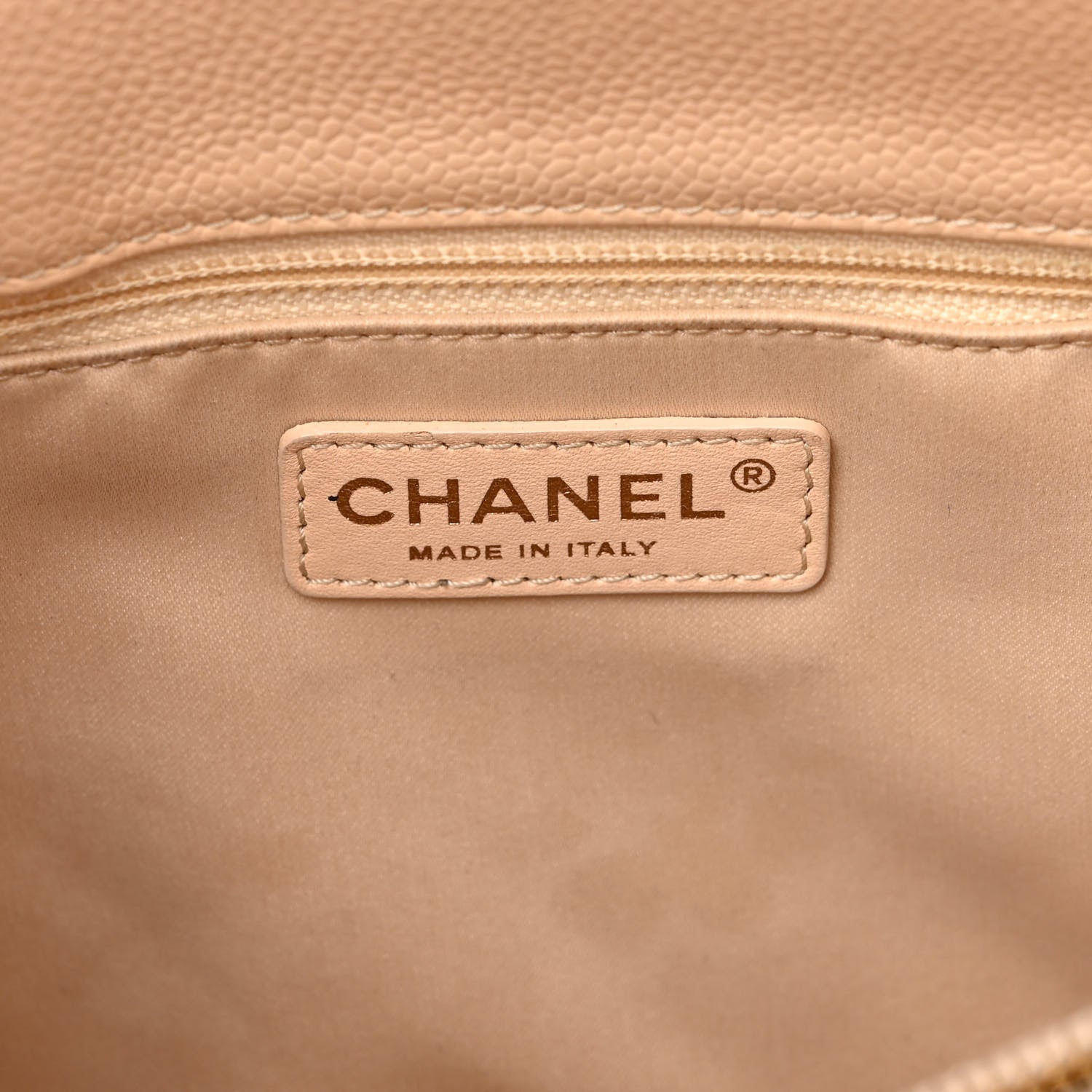 Chanel Caviar Quilted Grand Shopping Tote GST Beige Clair 6 of 14