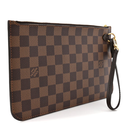 Louis Vuitton Damier Ebene Neverfull MM GM Pochette 3 of 6
