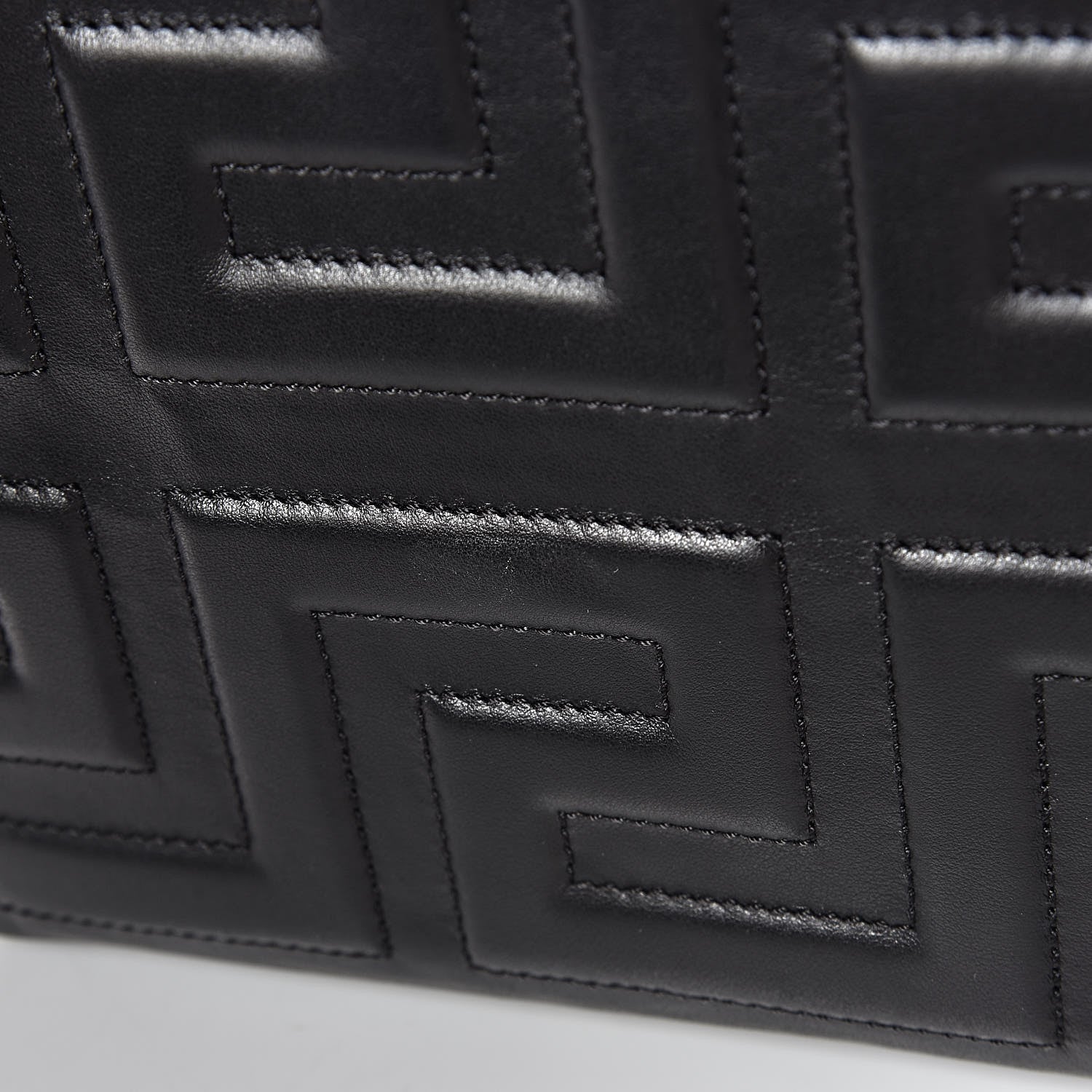 Versace Calfskin Stitched Donna iPad Case Black 9 of 9