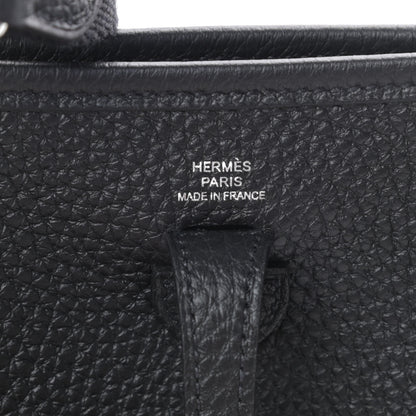 Hermes Taurillon Clemence Evelyne TPM Black 6 of 11