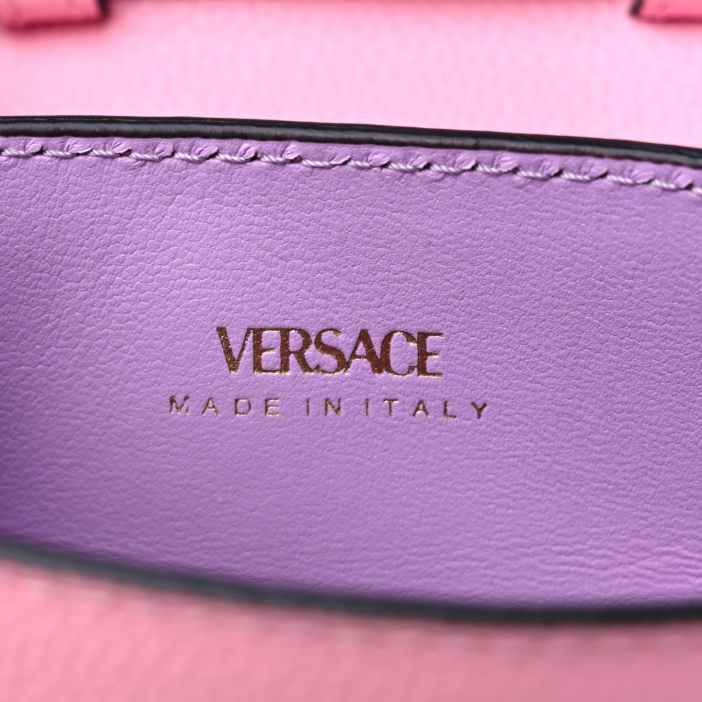 Calfskin La Medusa Chain Crossbody Phone Pouch Pink