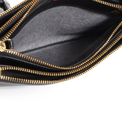 Celine Lambskin Small Trio Crossbody Bag Black 5 of 7