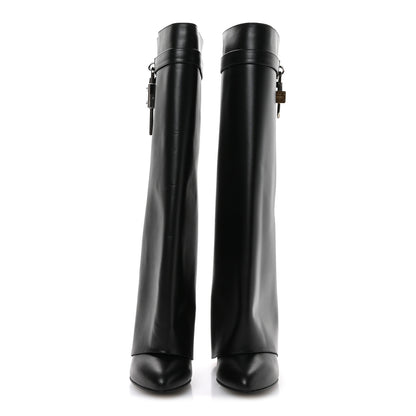 Givenchy Calfskin Shark Lock Wide Fit Pant Boots 37 Black 3 of 8