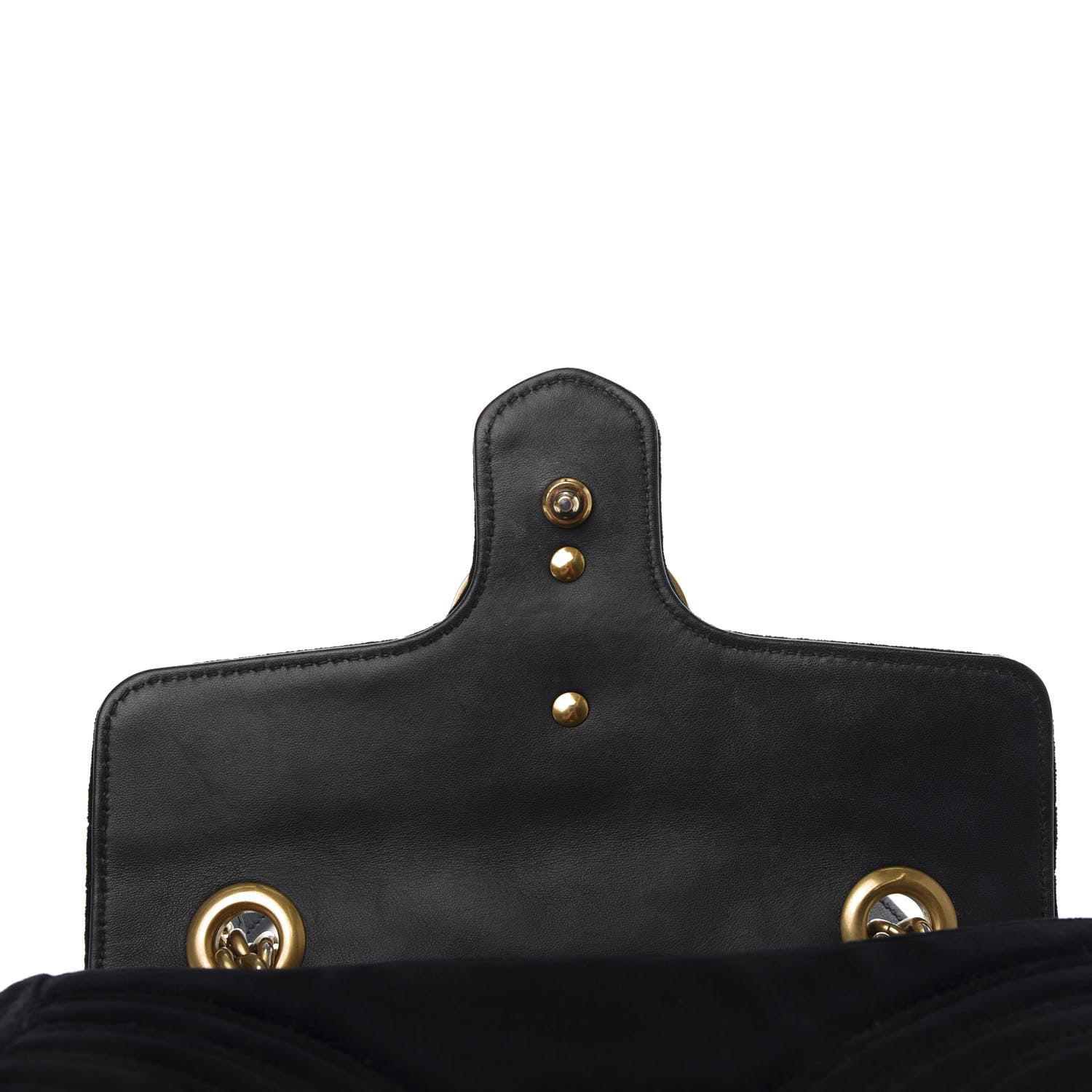 Gucci Velvet Matelasse Mini GG Marmont Shoulder Bag Black 15 of 19