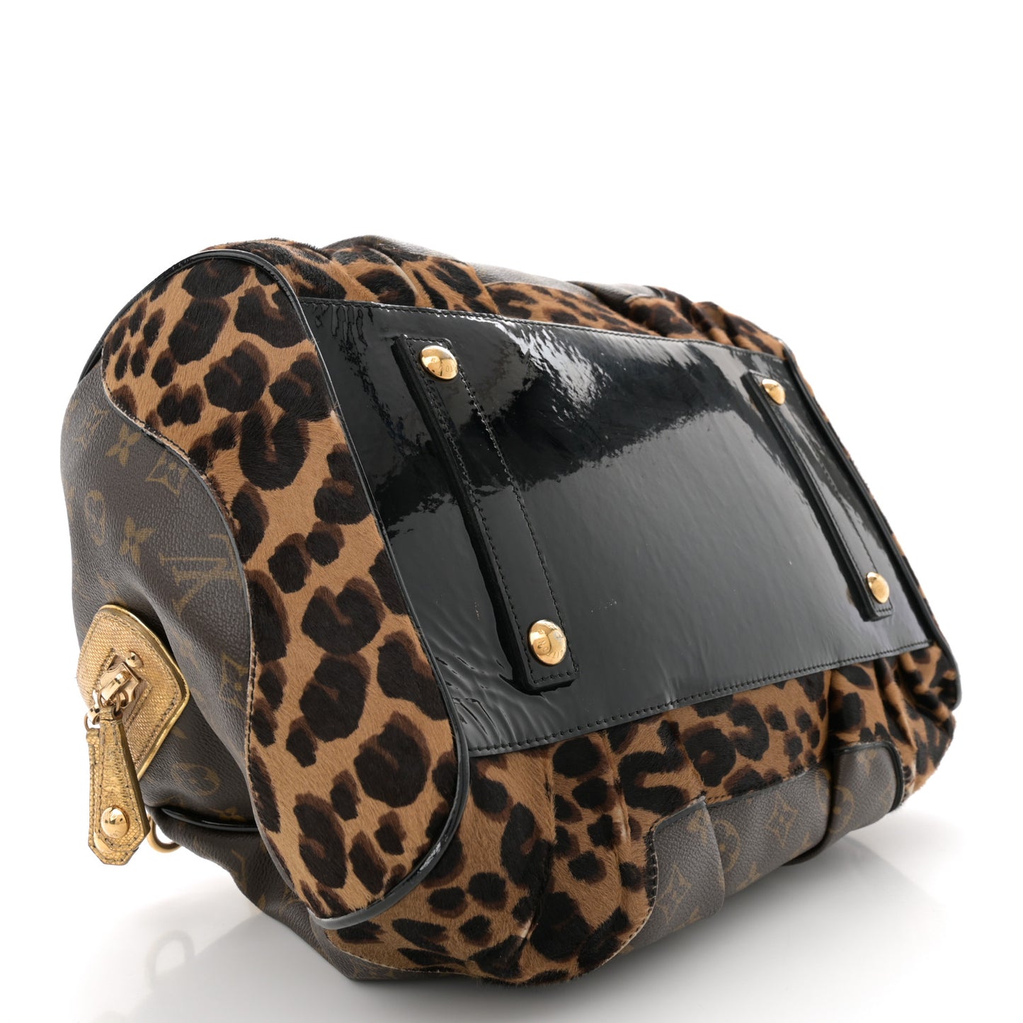 Monogram Leopard Stephen Bag