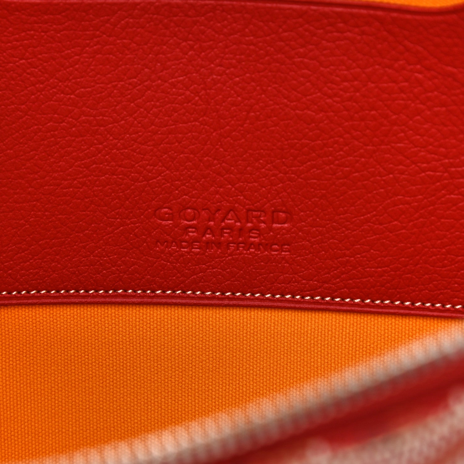 Goyard Goyardine Senat Pochette MM Red 12 of 16