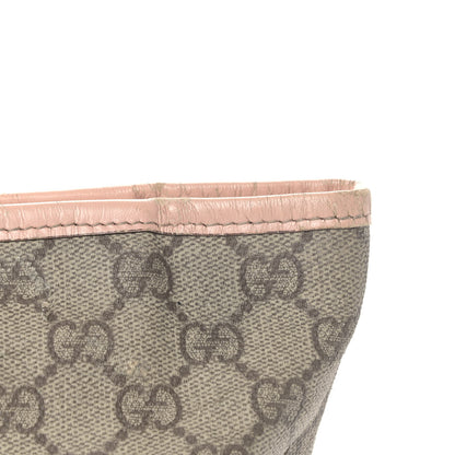 Gucci GG Supreme Monogram Medium Zippered Shopping Tote Pink 5 of 9