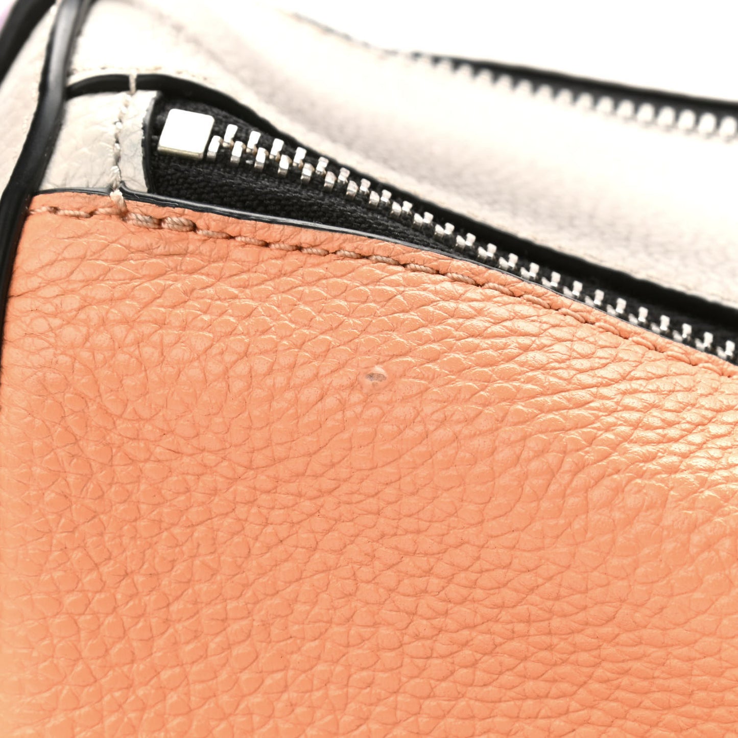 Colorblock Calfskin Soft Box 23 Shoulder Bag Orange Chiffon Multicolor