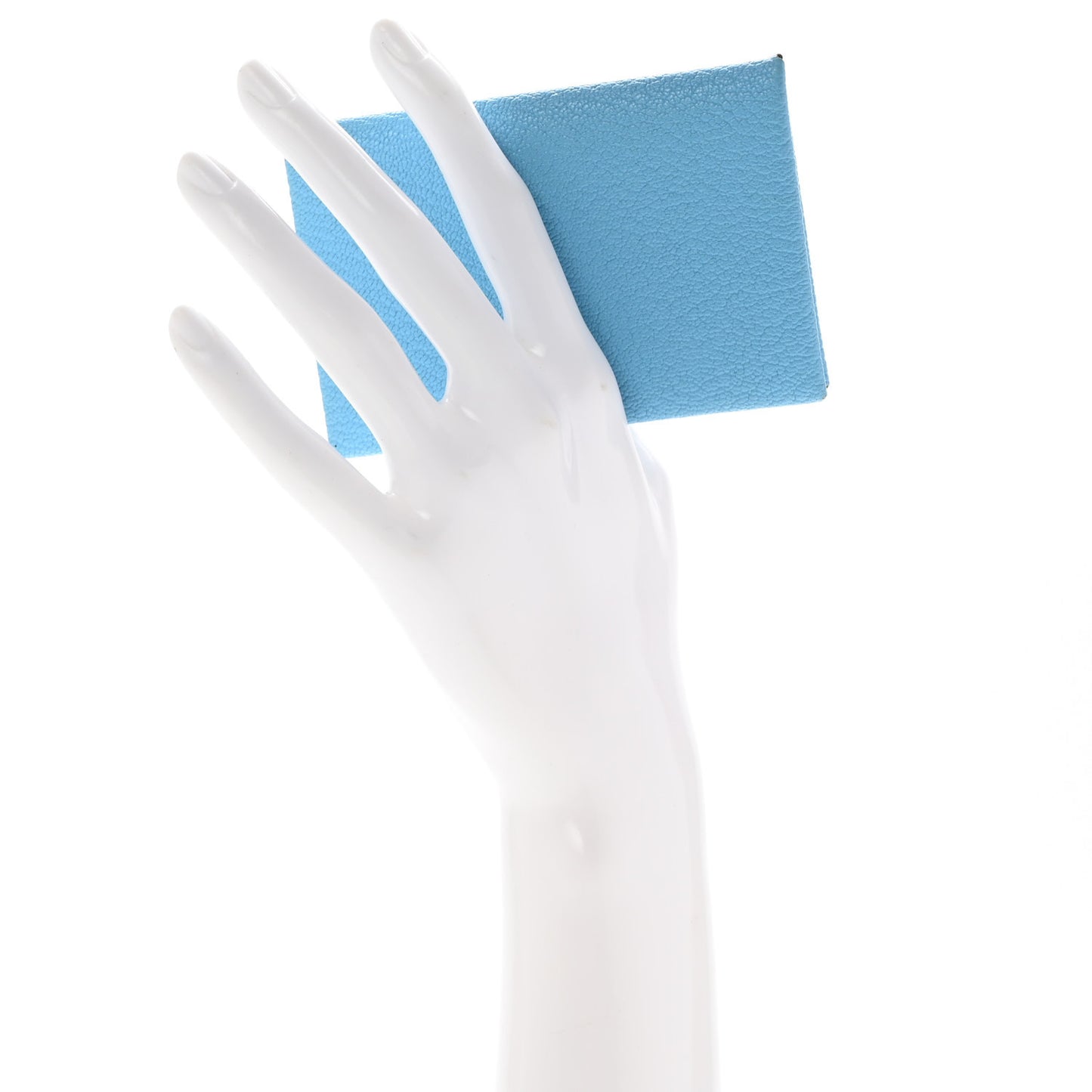 Chevre Mysore Verso Calvi Card Case Celeste Kraft