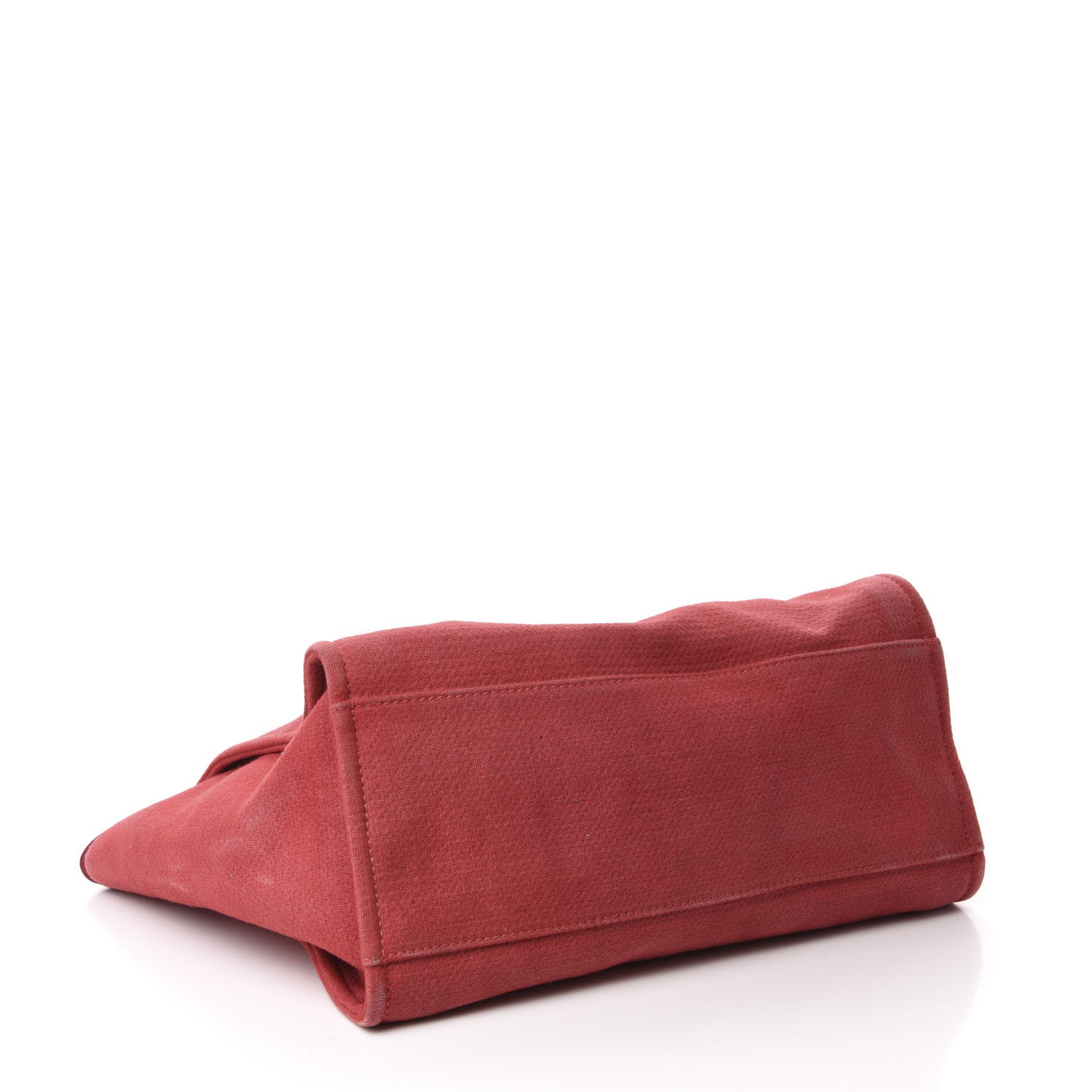 Chanel Canvas Medium Deauville Tote Red 4 of 12