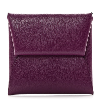 Hermes Chevre Mysore Bastia Coin Purse Anemone 1 of 7