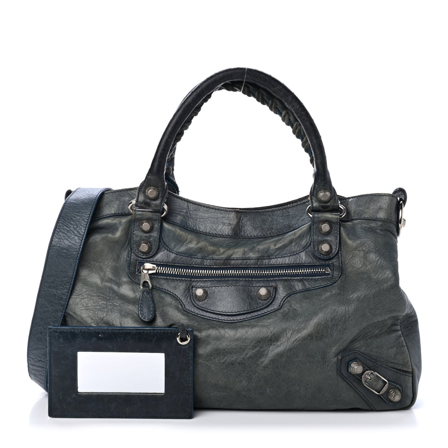 Balenciaga Agneau Giant 12 Silver Hardware Town Canard 1 of 4