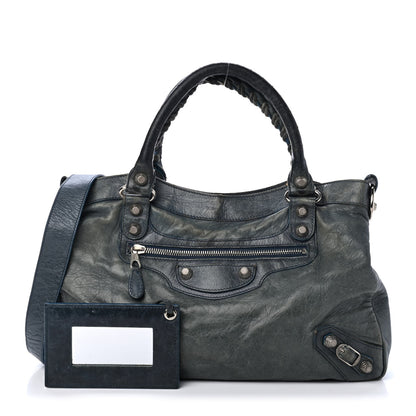 Balenciaga Agneau Giant 12 Silver Hardware Town Canard 1 of 4