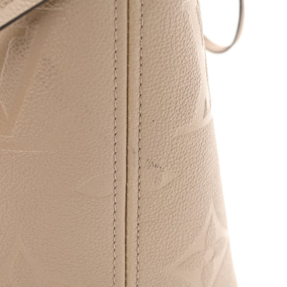 Louis Vuitton Empreinte Monogram Giant Neverfull MM Tourterelle 12 of 15
