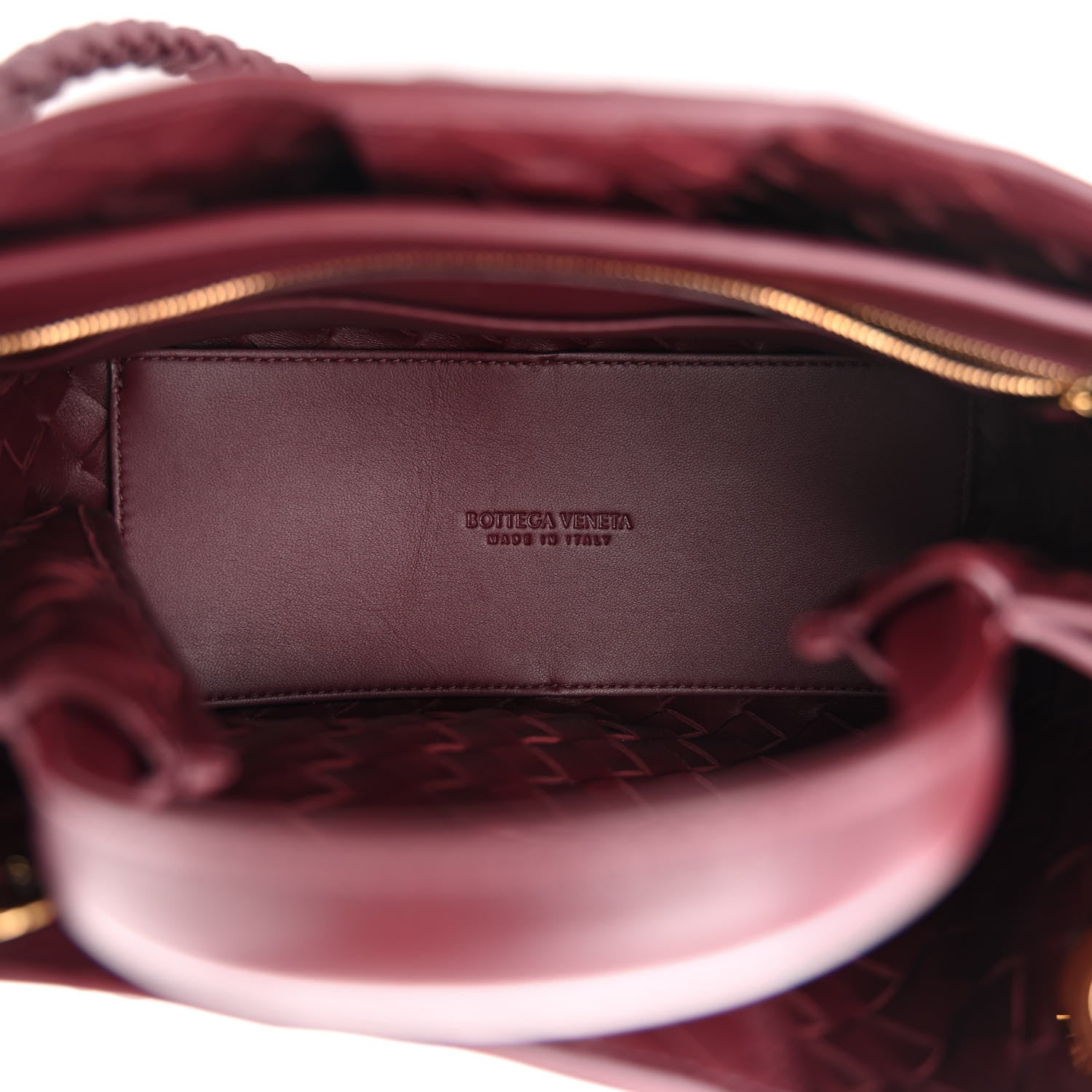 Bottega Veneta Nappa Intrecciato Small Andiamo Shoulder Bag Barolo 5 of 9