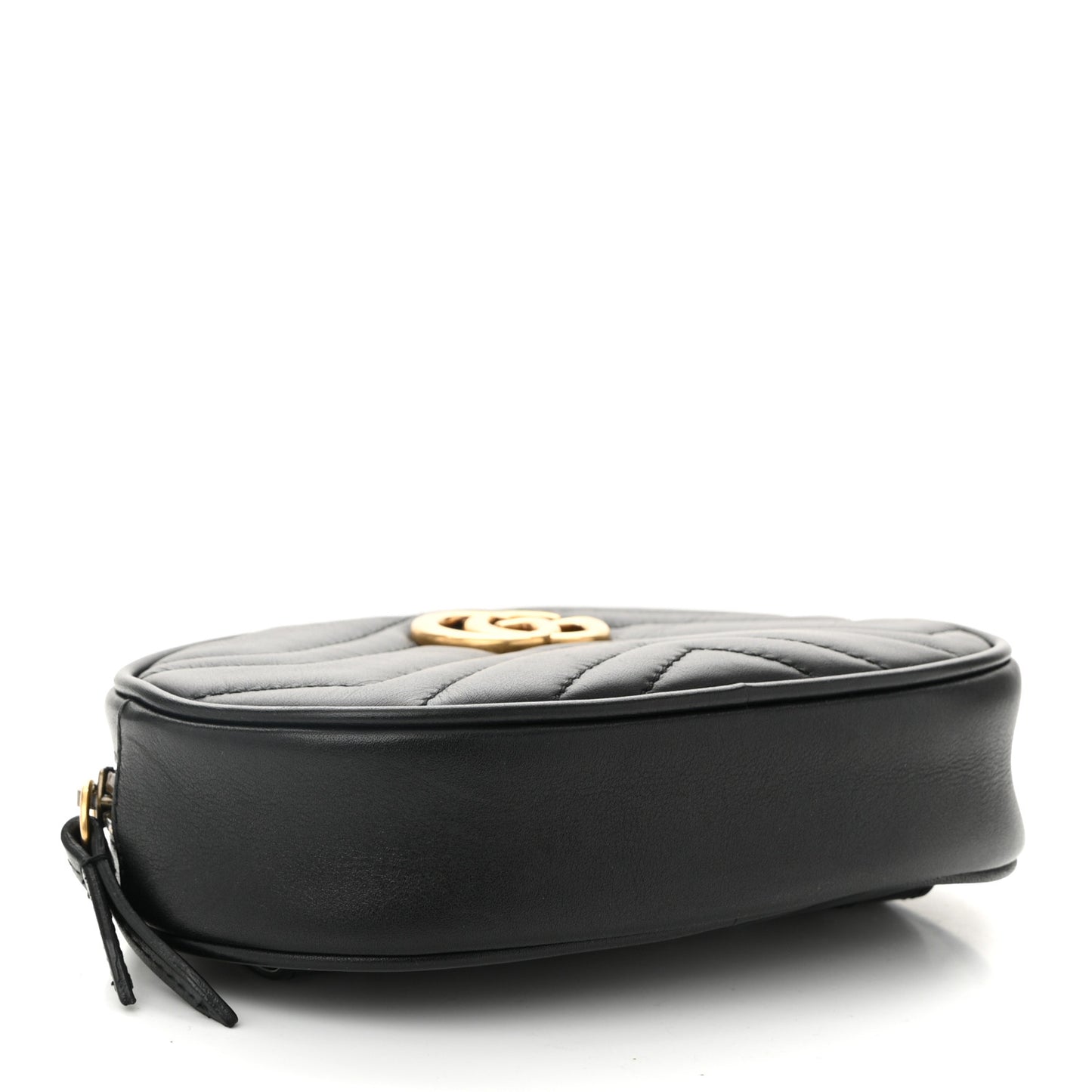 Calfskin Matelasse GG Marmont Belt Bag 75 30 Black