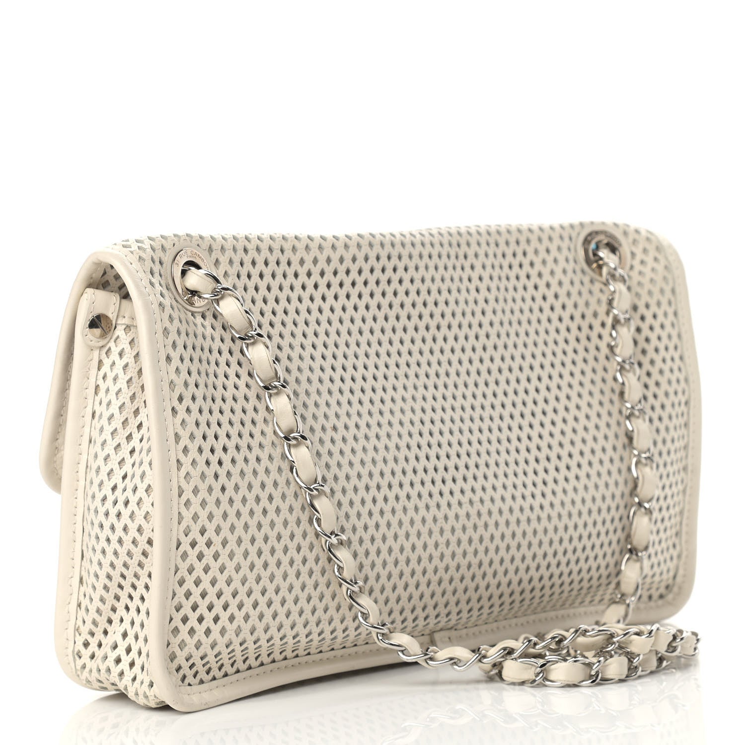 Chanel Perforated Calfskin Up In The Air Flap White 2 of 11