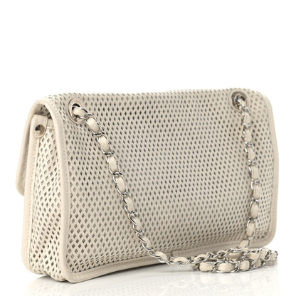 Chanel Perforated Calfskin Up In The Air Flap White 2 of 11