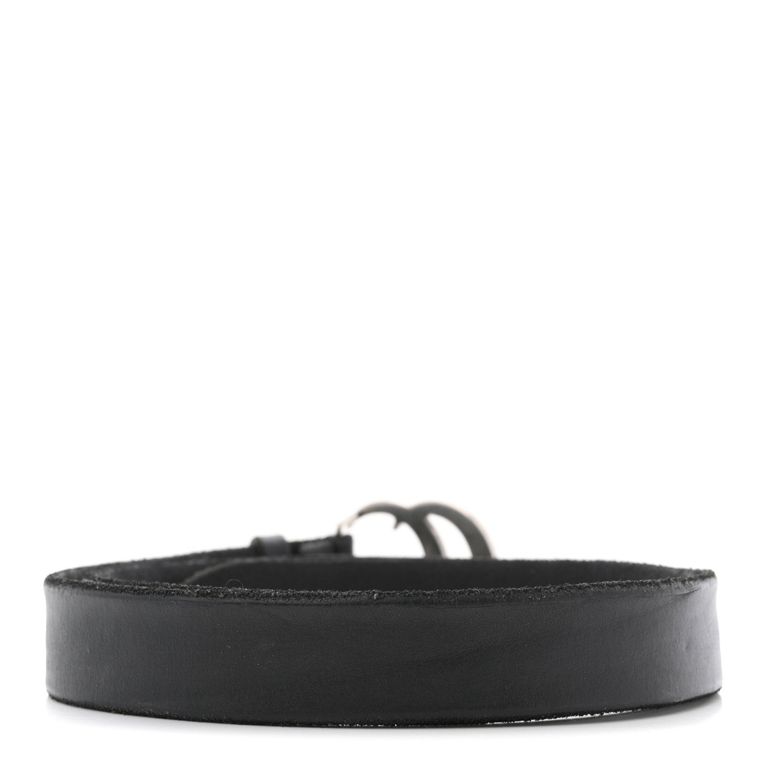 Gucci Cuoio Toscano Nickel Double G Belt 100 40 Black 2 of 8