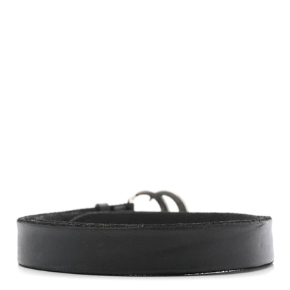 Gucci Cuoio Toscano Nickel Double G Belt 100 40 Black 2 of 8