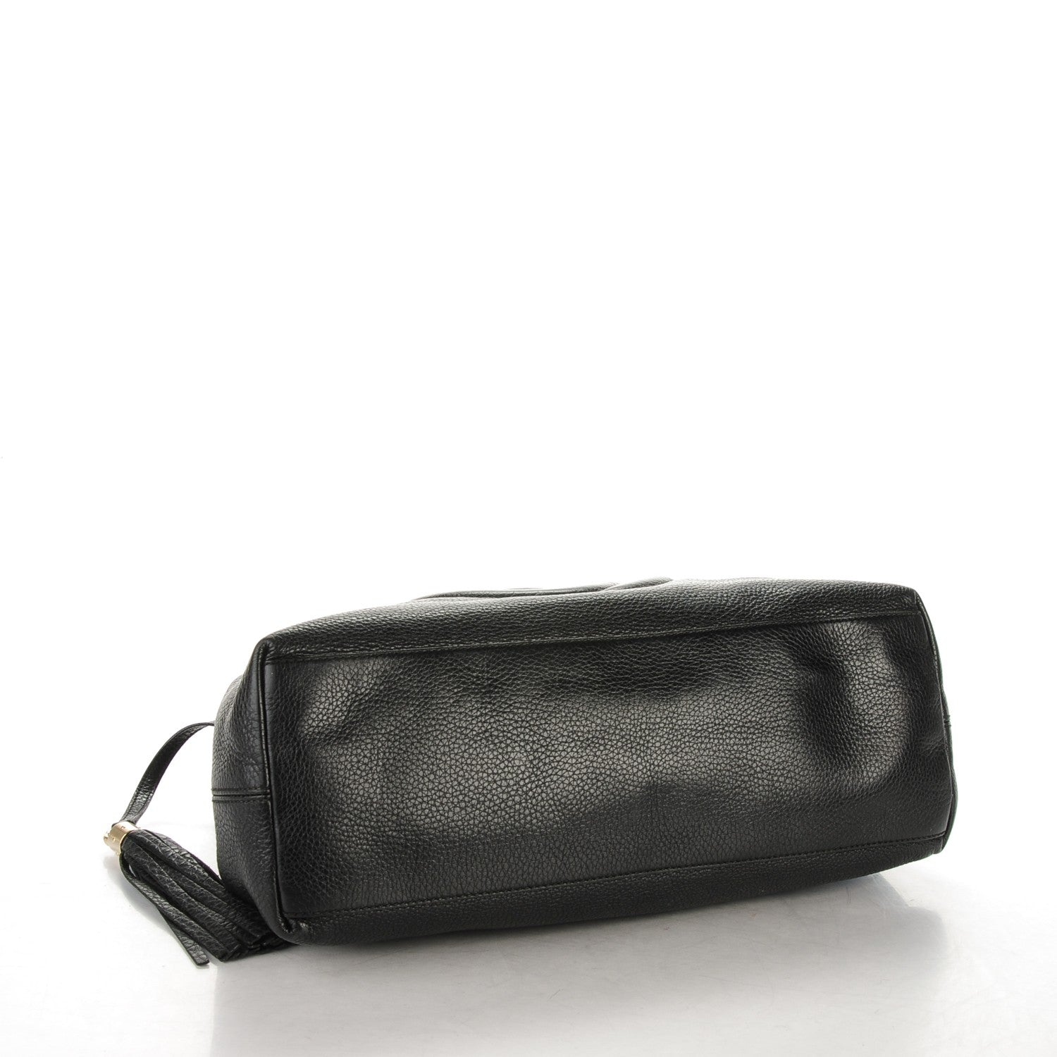 Gucci Pebbled Calfskin Medium Soho Chain Shoulder Bag Black 4 of 8