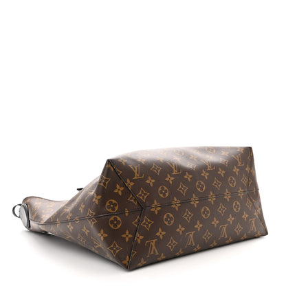 Louis Vuitton Monogram Flower Hobo Black 4 of 10
