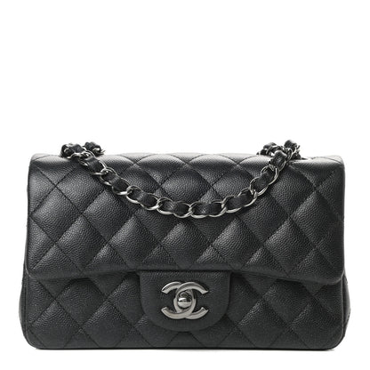 Chanel Iridescent Caviar Quilted Mini Rectangular Flap Black 1 of 11