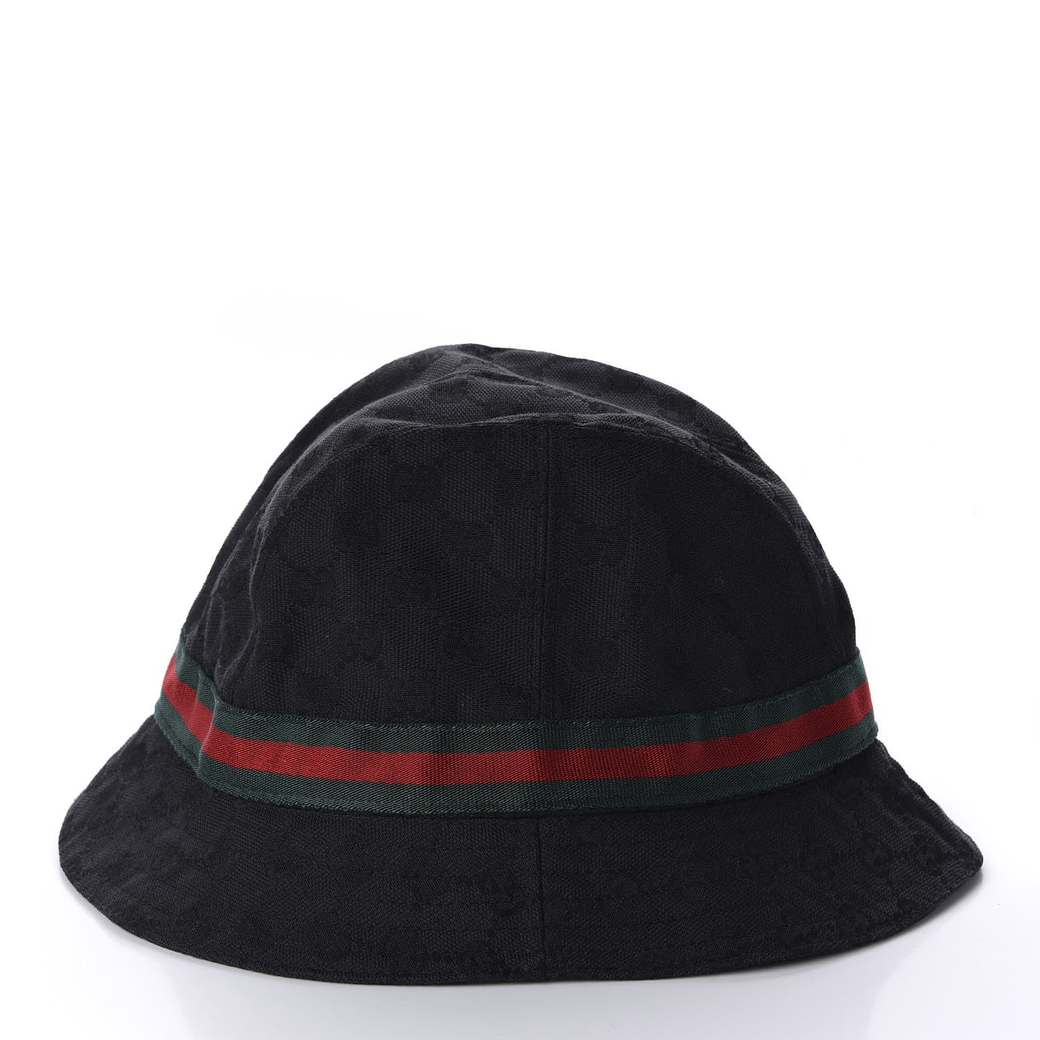 Gucci Monogram Web Bucket Hat M Black 6 of 9