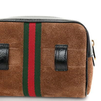 Gucci Suede Small Ophidia Belt Bag 95 38 Brown 12 of 14