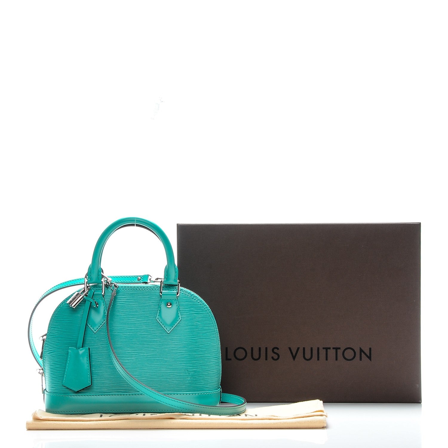 Louis Vuitton Epi Alma BB Turquoise 7 of 7