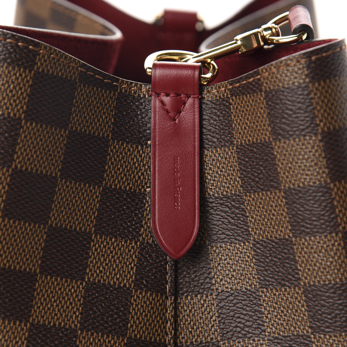 Damier Ebene Neonoe MM Cherry Berry