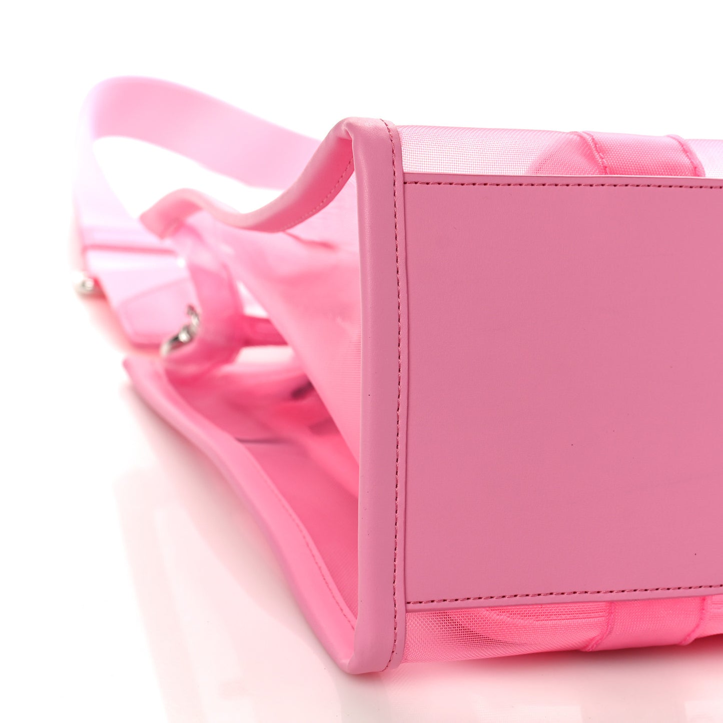 Nylon Medium The Mesh Tote Bag Pink