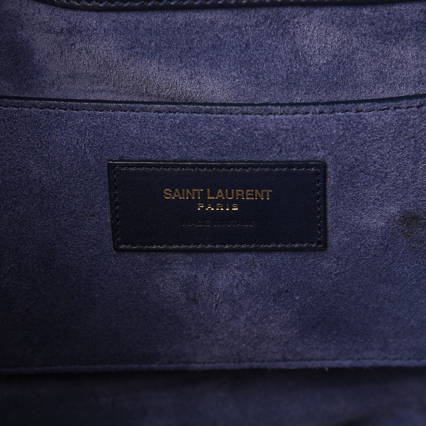 Calfskin Large Emmanuelle Bucket Bag New Marine