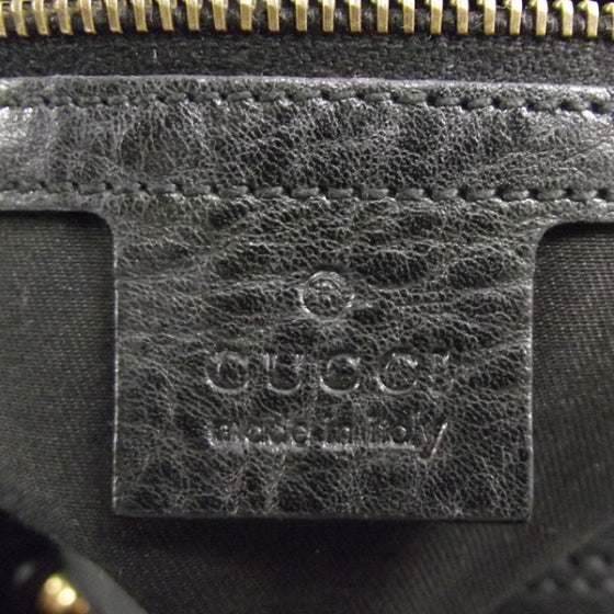 Gucci Monogram Large Jockey Hobo Black 8 of 11