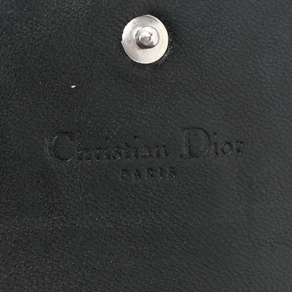 Christian Dior Patent Lambskin Cannage Lady Dior Rendezvous Wallet On Chain Black 7 of 13