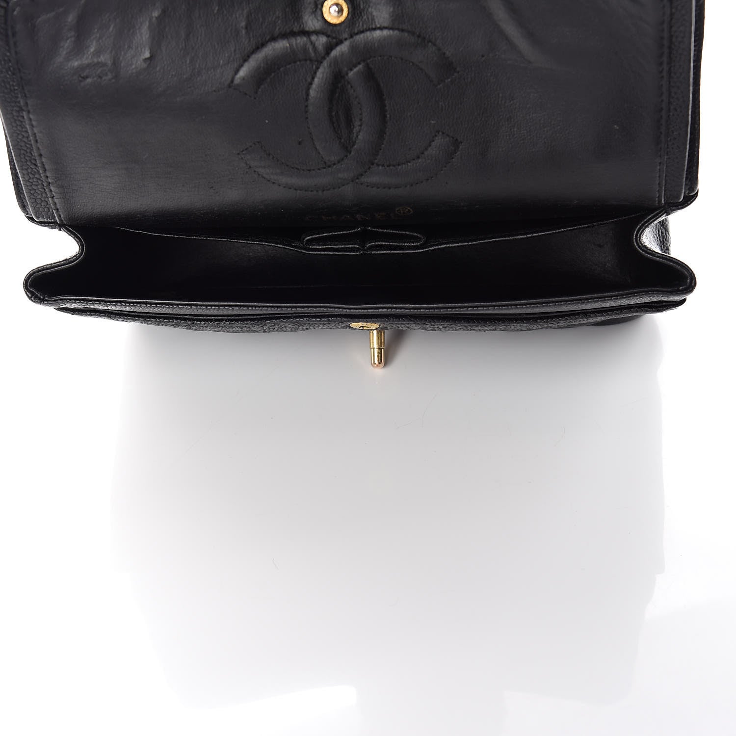 Chanel Caviar Quilted Medium Double Flap Black 5 of 19