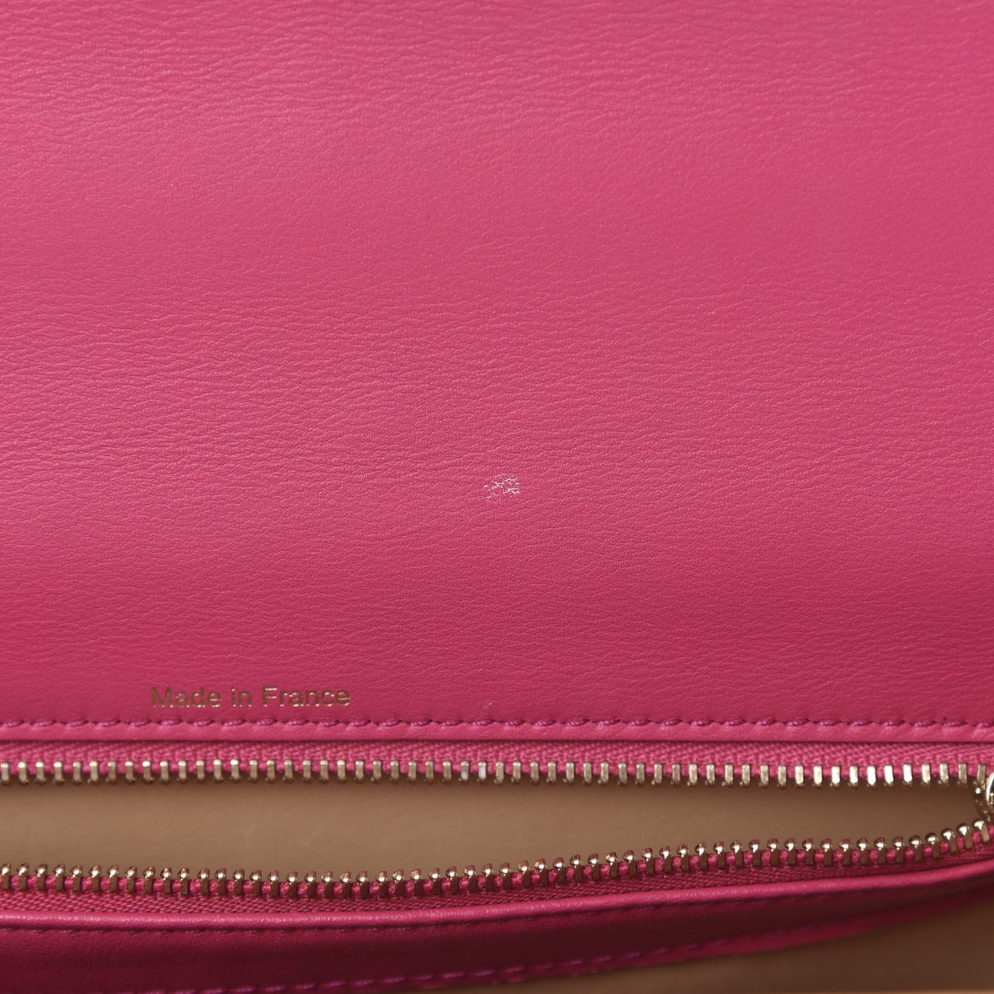 Calfskin MM Tempete Satchel Fuchsia