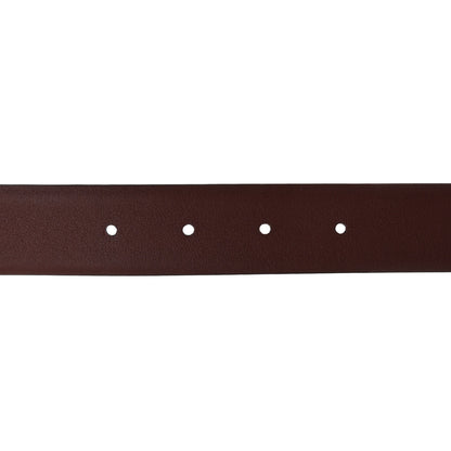 Chanel Calfskin CC Reversible Belt 85 34 Black Burgundy 4 of 6