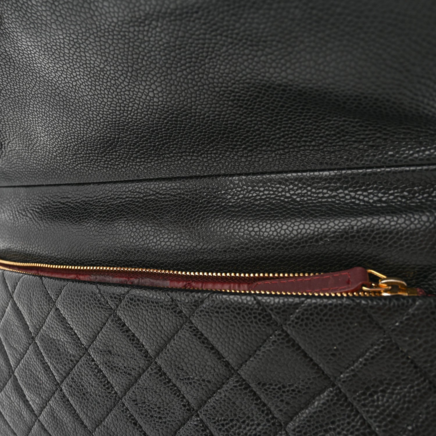 Chanel Caviar Quilted CC Beauty Clutch Black 12 of 14