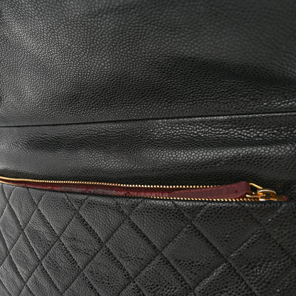 Chanel Caviar Quilted CC Beauty Clutch Black 12 of 14