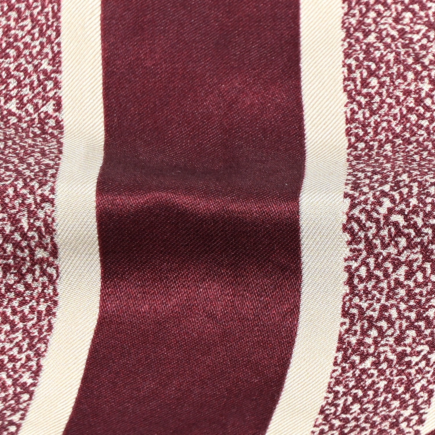 Christian Dior Silk Oblique Diortwin Square Scarf 90 Burgundy Navy Blue 4 of 9