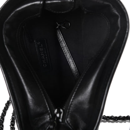 Chanel Aged Calfskin Chevron Quilted Small Gabrielle Hobo So Black 3 of 5