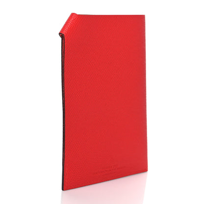 Hermes Epsom Tarmac PM Passport Holder Rouge Tomate 3 of 8