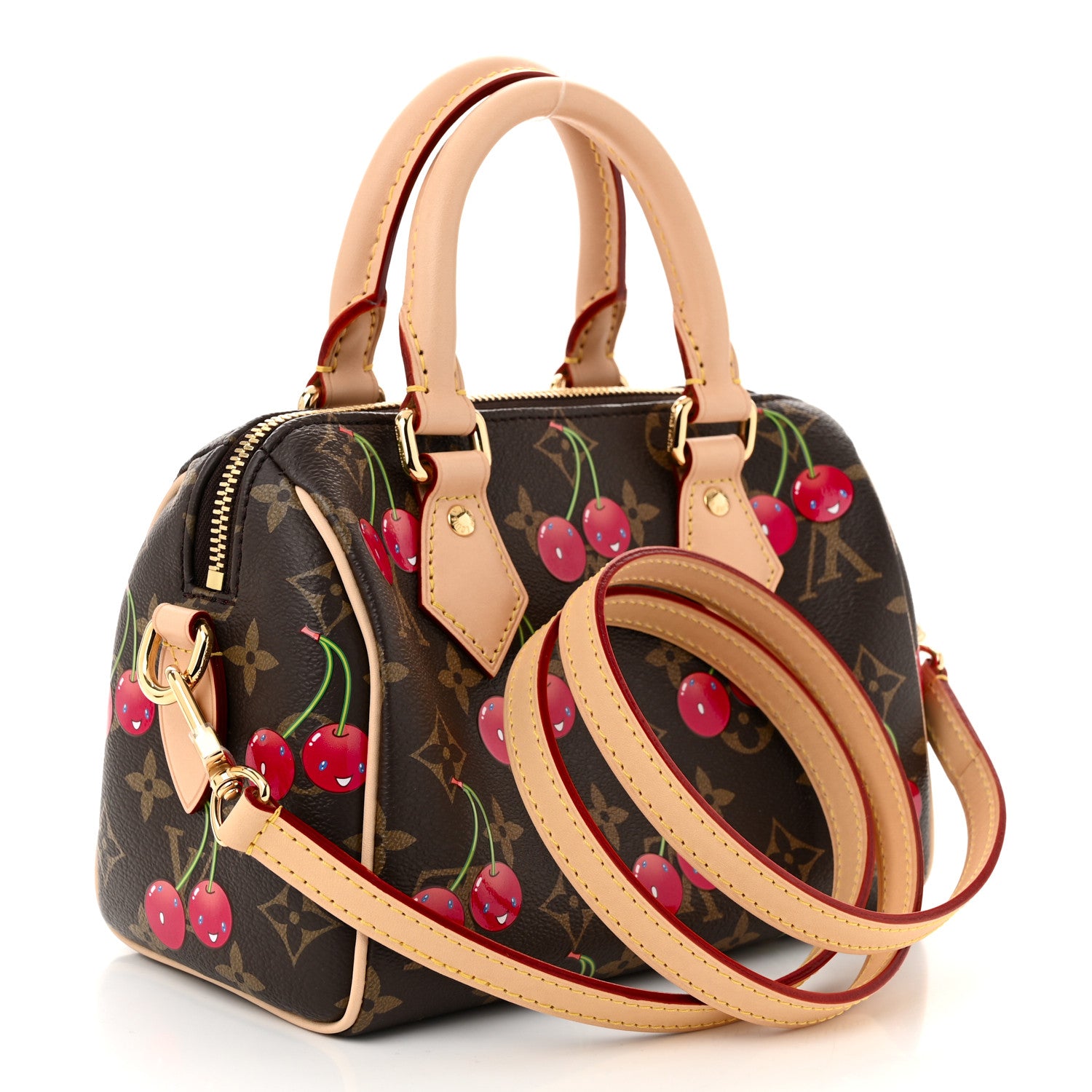 Louis Vuitton LV X TM Monogram Cerises Speedy Bandouliere 20 3 of 10