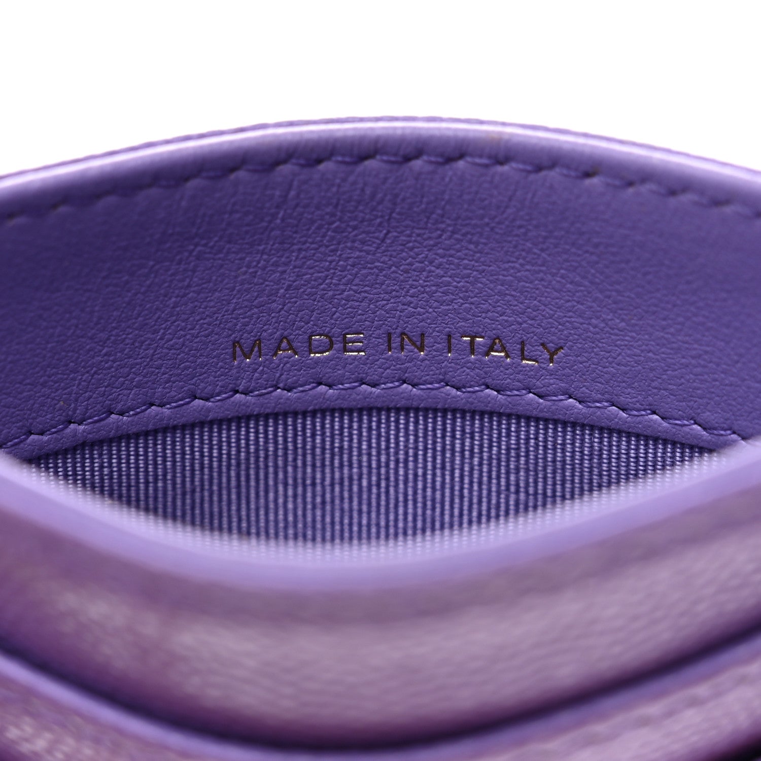Chanel Caviar Quilted Wallet Purple 7 of 9