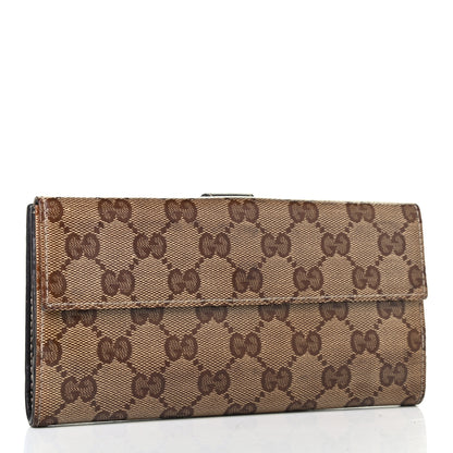 Gucci Crystal Monogram Hysteria Continental Wallet Brown 2 of 4