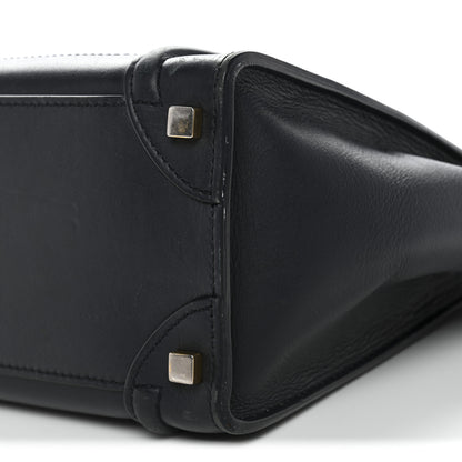 Celine Smooth Calfskin Micro Luggage Navy Blue 9 of 17